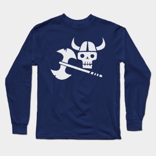 Just a Viking Skull Long Sleeve T-Shirt